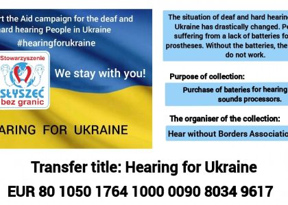 Hearing for Ukraine 🇺🇦